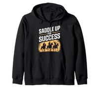 Entrenador de Caballos Saddle Up For Success Sudadera con Capucha