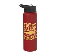 Entrenador de caballos Stay Galloptimistic Stainless Steel Insulated Water Bottle