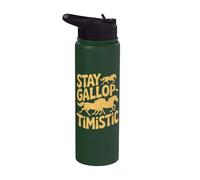 Entrenador de caballos Stay Galloptimistic Stainless Steel Insulated Water Bottle