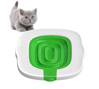 Entrenador de caja de arena para inodoro, régimen de disciplina de inodoro para mascotas, moldeador de comportamiento de inodoro para gatos, sistema de tren de orinal reutilizable para gatitos,