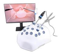 Entrenador De Cirugía Laparoscópica, Caja De Simulador Abdominal Adulto, Cámara De Endoscopio De 0/30 °, Con 4 Instrumentos De Funcionamiento Y Módulos Reemplazables, Para Práctica De Habilidades