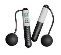 Entrenador de cuerda de saltar inalámbrico inteligente - Juego de dispositivos de salto de conteo digital, bola oscilante con mango antideslizante | Equipo inalámbrico de seguimiento de calorías para