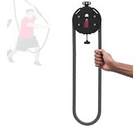 Entrenador De Cuerda Sin Fin Con Resistencia Ajustable, Sis-tema De Polea Y Cable Para Fitness En Casa, Capacidad De Carga De 330 Lb Y Resistencia Máxima De 30kg Para Core(Red)