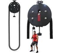 Entrenador De Cuerda Sin Fin For Gimnasio En Casa,ActualizacióN 2026 Poleas De Cable PortáTil,Herramienta De Entrenamiento De Cuerpo Completo, Entrenamiento Fitness Con Cuerda TraccióN Black