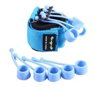 Entrenador de dedos de silicona, Camilla de dedo portátil para ejercicio de mano, Bandas multifuncionales del entrenamiento de los dedos del fortalecedor extensor dedo para la aptitud esti