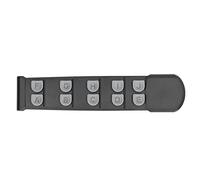 Entrenador de dedos para guitarra, herramienta de corrección de la técnica de mano y ejercicios de escalas con 10 claves, entrenador portátil de fuerza de dedos de ABS para