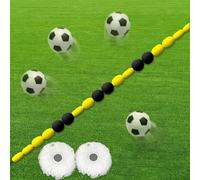 Entrenador de desviación de portero de fútbol ajustable con bolsas de agua para el desarrollo de habilidades de reflejo y agilidad