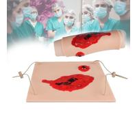 Entrenador de embalaje de heridas ajustable, modelo de enseñanza de reutilización, kit de entrenamiento de hemostasia de trauma realista, ideal para estudiantes de medicina, socorristas y práctica de