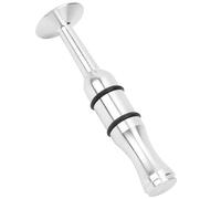 Entrenador de Embocadura de Trompeta, Herramienta de Boquilla de Latón para Trombones Entrenador de Embocadura de Corneta de Tamaño Pequeño Cómodo de Llevar, Entrenador de (Plata)