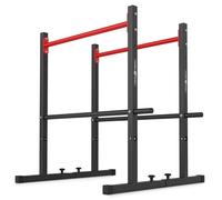 Marbo Sport Dip Station Barras de inmersión para Parallel Bars Parallettes Dip Calistenia Estación de dominadas Ajustable MH-D212