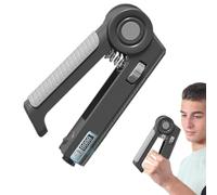 Entrenador de fuerza de mango digital, probador de fuerza de agarre - Dinamómetro de fuerza de agarre electrónico,Amplificador de mano ajustable -empuñadura digital para hombres y mujeres