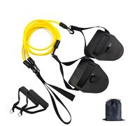 Entrenador de Fuerza del Brazo Banda de Resistencia física Entrenamiento del Brazo Cuerda de tracción con Paleta de Mano Equipo de Entrenamiento de natación Herramienta de natación para Mejorar la