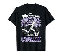 Entrenador de fútbol para niños Mis Jugadores de fútbol Favoritos Gracias Camiseta