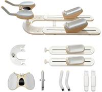 Entrenador de giro de columna vertebral, máquina de entrenamiento de cintura, temporizador digital, equipo de gimnasio en casa, capacidad de 220 libras, estiramiento de piernas y activación del núcleo