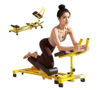 Entrenador de giro de columna vertebral, máquina de entrenamiento de cintura, temporizador digital, equipo de gimnasio en casa, máquina de entrenamiento abdominal ajustable para entrenador de cintura