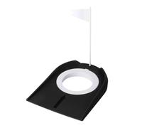Entrenador de golf para interior y exterior, 17,3 x 13,3 cm, para entrenamiento en casa, oficina, patio trasero verde para todos los niveles de habilidad