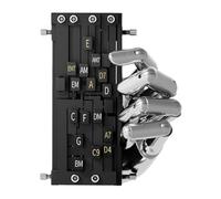 Entrenador de guitarra compacto, prensador de acordes para guitarra, accesorio de aprendizaje de guitarra, herramienta de práctica de guitarra, entrenador de guitarra compacto, herramientas de aprendi