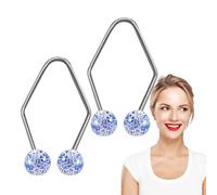 Entrenador de hoyuelos faciales, fabricantes de hoyuelos | 2 herramientas para el cuidado de la piel Dimple Maker - Dispositivos naturales Dimples Cuidado y ejercicios faciales portátiles para mujeres