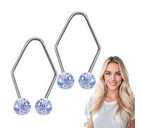 Entrenador de hoyuelos faciales - Herramientas de cuidado de la piel de 2 piezas, dispositivos de fabricantes de hoyzuelos naturales | Ejecutora portátil para niñas, herramienta de entrenamiento de be