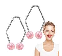 Entrenador de hoyuelos faciales - Herramientas de cuidado de la piel de 2 piezas, dispositivos de fabricantes de hoyzuelos naturales | Ejecutora portátil para niñas, herramienta de entrenamiento de be