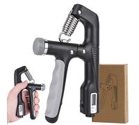 Entrenador de manos y antebrazos, con función de conteo, 10 - 100 kg, con función de conteo, agarre de mano ajustable, herramientas para antebrazos, pesas de dedos, dispositivo de entrenamiento para
