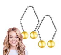 Entrenador de mejillas: entrenador de sonrisa compacto de acero inoxidable, cómodo de llevar, correctores de sonrisa para mujeres y hombres para dormir, trabajar, escribir, leer, aprender