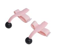 Entrenador de muñeca de piano, 1 par de fortalecimiento ergonómico de goma de goma entrenador de piano con la ayuda de posicionamiento de soporte para el corrector manual para (Rosa)