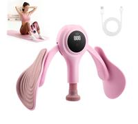 Entrenador de muslos, dispositivo de entrenamiento del suelo pélvico, entrenador del suelo pélvico para mujeres con función de conteo, giratorio 360°, entrenador de Kegel, Entrenador De Cadera(A)