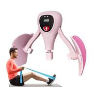 Entrenador de muslos internos, dispositivo de entrenamiento eléctrico portátil - Dispositivo de entrenamiento de muslos ajustable con pantalla digital | Para mujeres fitness en casa después del