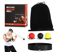 Entrenador de pelota de boxeo, diadema de entrenamiento de boxeo, diadema de entrenamiento de reflejos, equipo de entrenamiento de artes marciales, pelota de reacción para la cabeza, juego de pelota