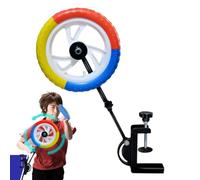 - Entrenador de pelotas: dispositivo de entrenamiento de tenis de mesa, lanzador de pelotas portátil, entrenador de velocidad y giro ajustable, equipo de entrenamiento compacto | para deportes en casa