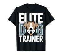 Entrenador de Perros Elite Instructor de obediencia Canina Camiseta