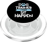 Entrenador de Perros I Make Sit Happen For Funny Dog Trainers PopSockets PopGrip para MagSafe