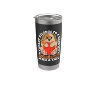 Entrenador de perros My Heart Belongs To A Hero Therapy Dog Service Vaso térmico de acero inoxidable de doble pared