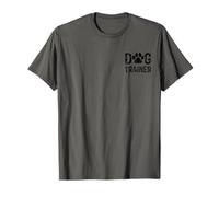 Entrenador de Perros Paw Dogs Lover Propietario Entrenamiento Vintage Hombres Mujeres Camiseta