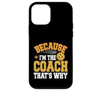 Entrenador de pickleball porque soy el entrenador, por eso Carcasa para iPhone 12 mini