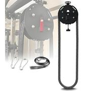 Entrenador De Poleas, Entrenador De Cuerda Infinita, Sis-tema Cable-Polea Resistencia Ajustable - para Resistencia Muscular, Ejercicios Aeróbicos Extremidades Superiores, Coordinación Corporal Black