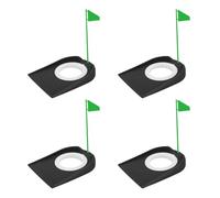 Entrenador de Putt de precisión con ensamblaje magnético Configuraciones fáciles para Mejorar la alineación y Control de Distancia Varias Edades Ayuda para Poner en casa