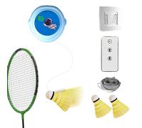 Entrenador de rebote de bádminton, herramienta de entrenamiento elástica, entrenador de bádminton solo, kit de entrenamiento de bádminton, equipo de entrenamiento ajustable, herramienta de ejercicio