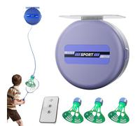 Entrenador de Rebote de bádminton - Kit de práctica en Solitario | Equipo de Entrenamiento de lanzadera Ajustable para Adultos y niños, Ejercicio Interior y Exterior, Taladro de Aprendizaje, Deportes