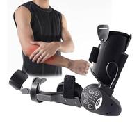 Entrenador de rehabilitación de brazos, dispositivo eléctrico de rehabilitación de la articulación del codo, ejercitador de brazo con codera articulada, entrenador de flexión y extensión de brazos,