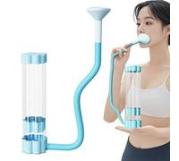Entrenador De Respiración - Dispositivo De Ejercicio Pulmonar | Entrenador Respiratorio Ajustable | Resistencia De Respiración Portátil, Ideal Para Atletas, Cantantes Y Herramienta Diaria De Resistenc