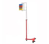 Entrenador de salto vertical con rodillos para entrenamiento de salto alto en gimnasios, escuelas, hogares, reinicio instantáneo a través de cordón de tracción, altura ajustable para un mejor
