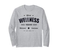 Entrenador de Salud Oficial de Wellness Squad P.E Crew Entrenador de Salud Enfermera Manga Larga