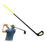 Entrenador de swing de golf, corrector de ejercicios de calentamiento, corrección de swing en interiores, simulación de palos reales, suministros de ritmo para principiantes para uso en interiores y