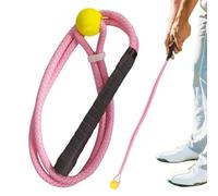 Entrenador de swing de golf, cuerda correctora, ayuda de práctica portátil, 100 cm, para principiantes, entrenamiento en interiores al aire libre para hombres, mujeres jóvenes, hogar, patio, viajes