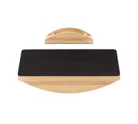 Entrenador de tabla de equilibrio de madera: diseño antideslizante profesional, plataforma oscilante de estabilidad central, herramienta de ejercicio de fuerza del tobillo | Yoga Pilates Rehabilitació