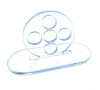 Entrenador de tacos de billar para una práctica estable con acrílico transparente, diseñado para apoyar el movimiento hacia adelante y hacia atrás para mejores disparos