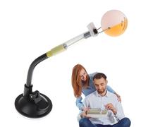 Entrenador de tenis de mesa - Máquina de ping pong, robot de entrenamiento portátil, herramienta estable y ajustable de rebote de giro | Equipo automático de tenis de mesa para practicar, ejercicio de