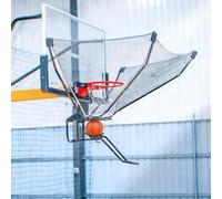 Entrenador de tiro de baloncesto con canal de retorno giratorio de 180°, sistema de retorno de red de rebote, máquina de tiro suspendida para entrenamiento